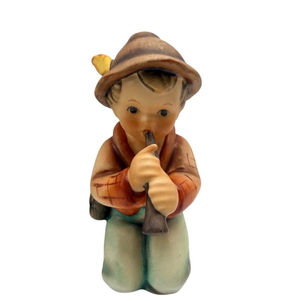 Vintage Goebel Hummel‎ Little Tooter Figurine #214/H TMK Germany Porcelain Boy